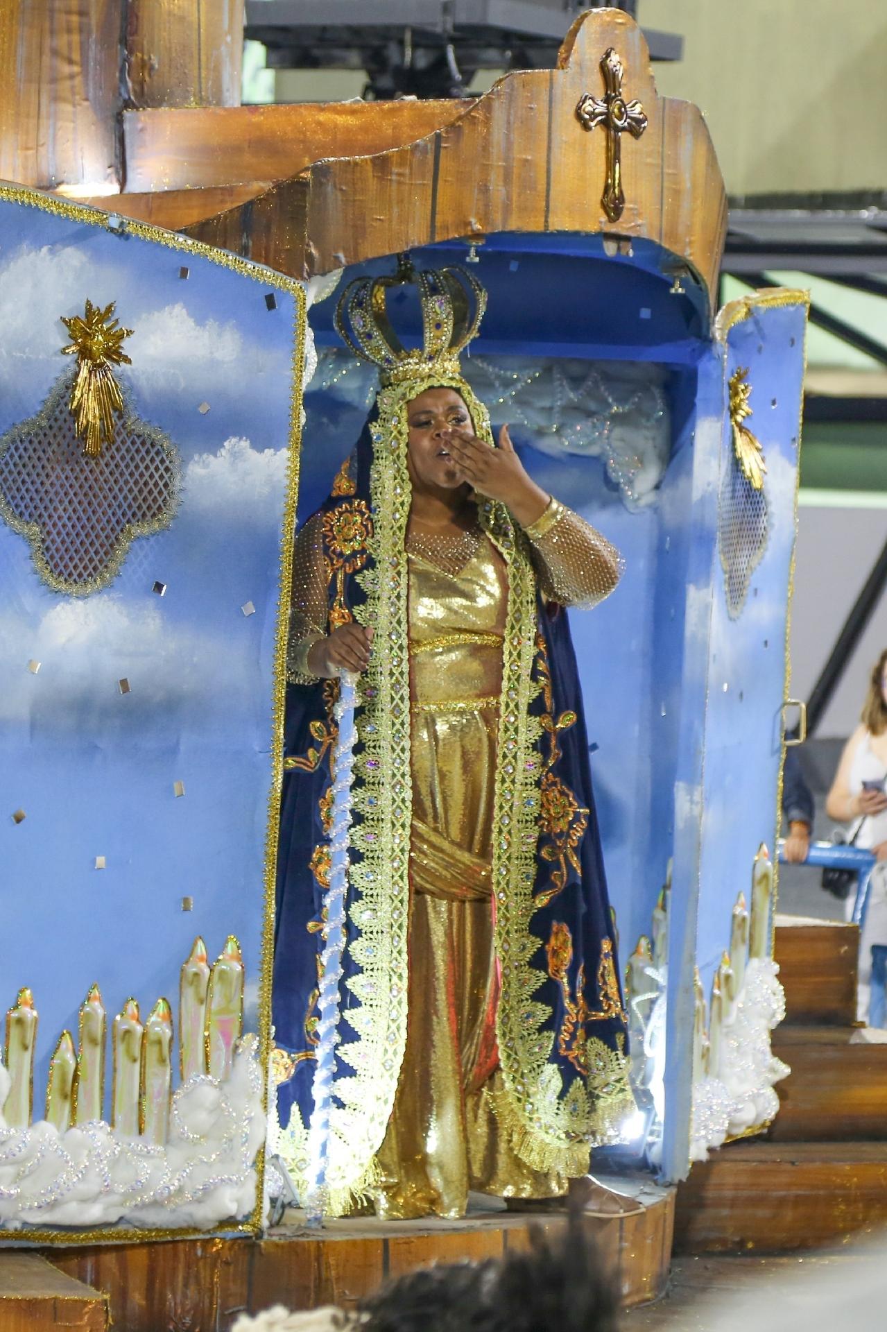 Cacau Protásio na comissão de frente da União da Ilha - Victor Chapetta / AgNews