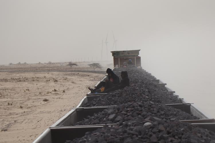 O trem é também usado por habitantes da Mauritânia - Arquivo pessoal - Arquivo pessoal