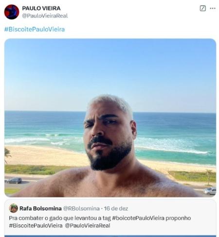 Paulo Vieira ironizou pedidos de boicote contra ele