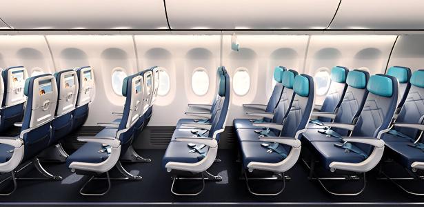Companhia aérea vai cobrar taxa extra de passageiros para reclinar assentos