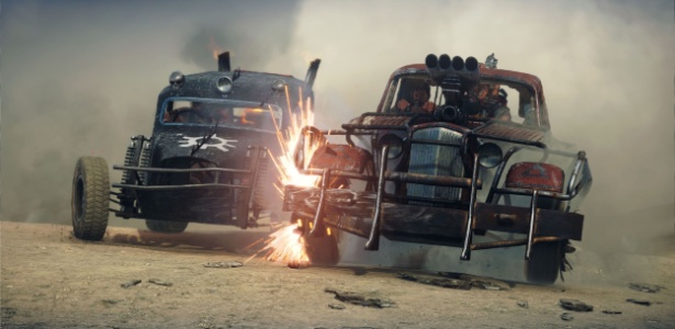 Combate com veículos é apenas uma das facetas de "Mad Max" - Divulgação