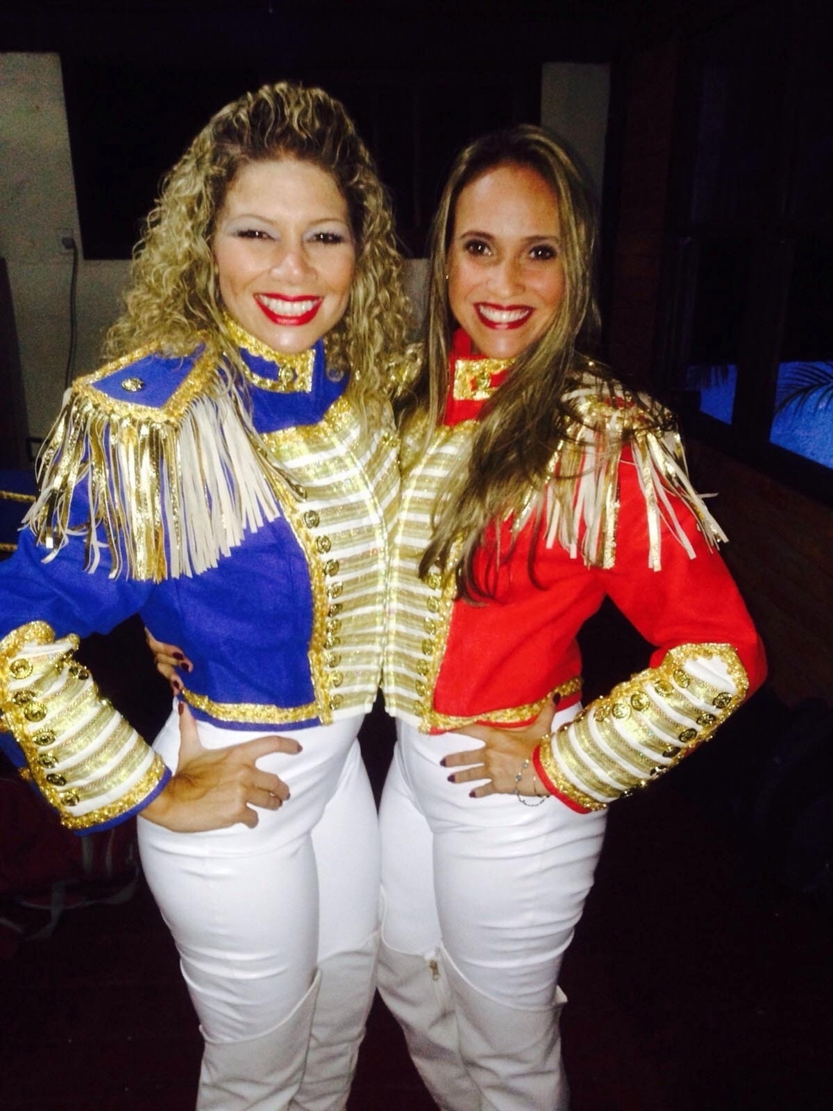 As ex-paquitas Cátia Paganote e Priscilla Couto - Arquivo pessoal