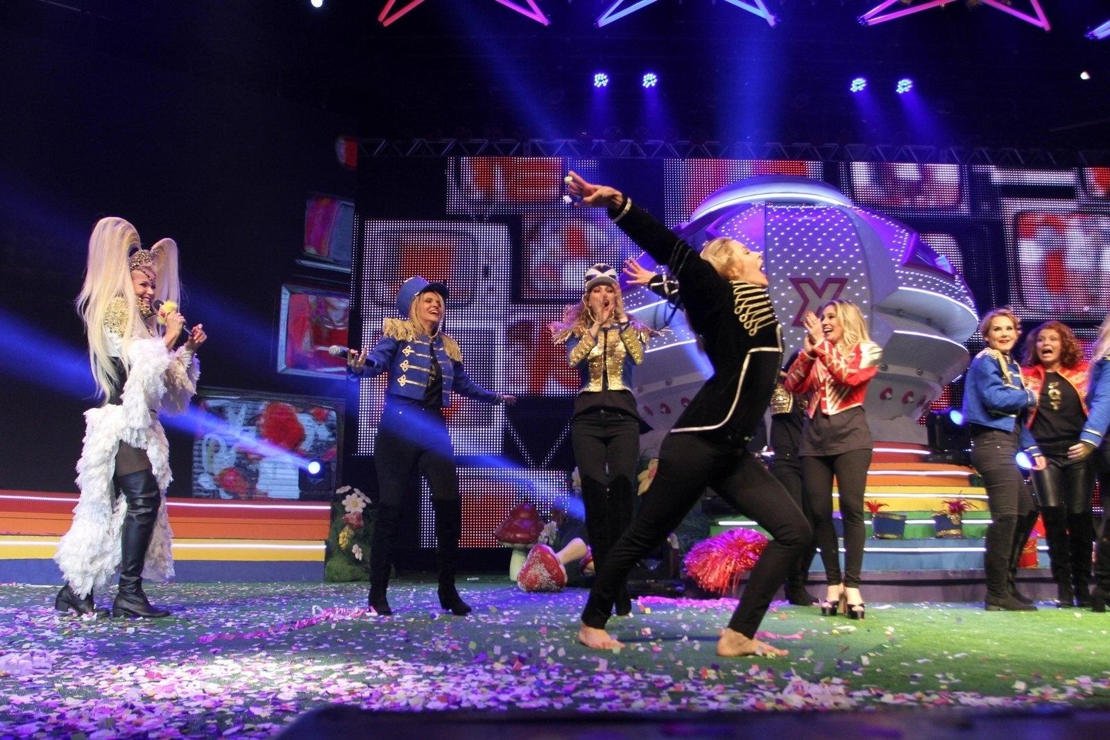 A atriz Bianca Rinaldi relembra os tempos de paquita durante show de Xuxa, no Rio de Janeiro - Thyago Andrade/Brazilnews