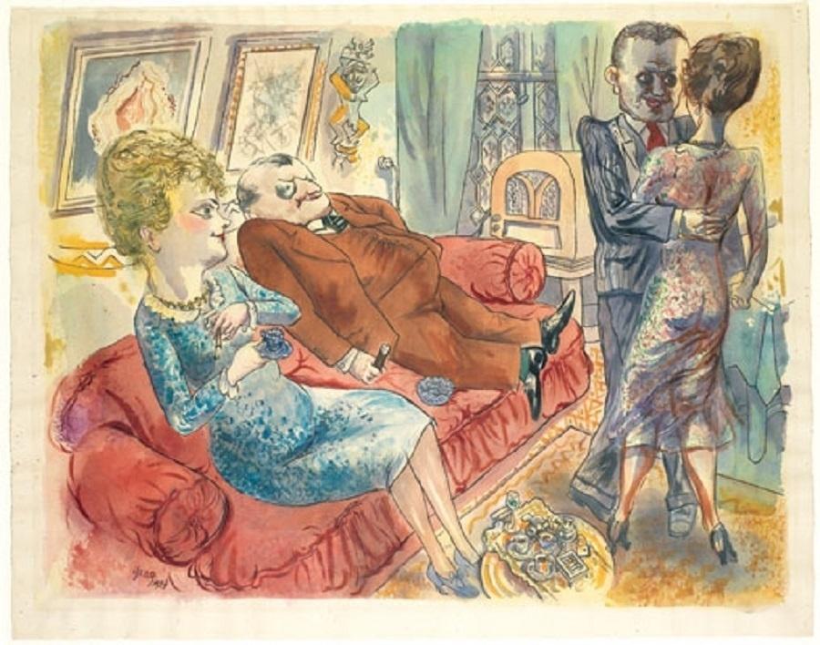 "Uma Tarde em Berlim" (1929), de George Grosz - Reprodução