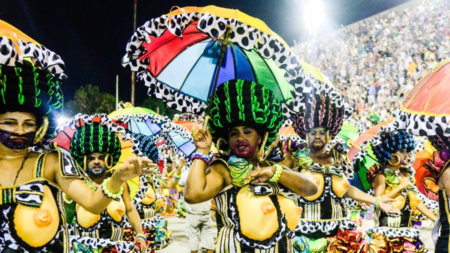 Desfile da Beija-Flor, campeã do Carnaval 2018 do Rio de Janeiro - Clever Felix/Brazil Photo Press/Folhapress