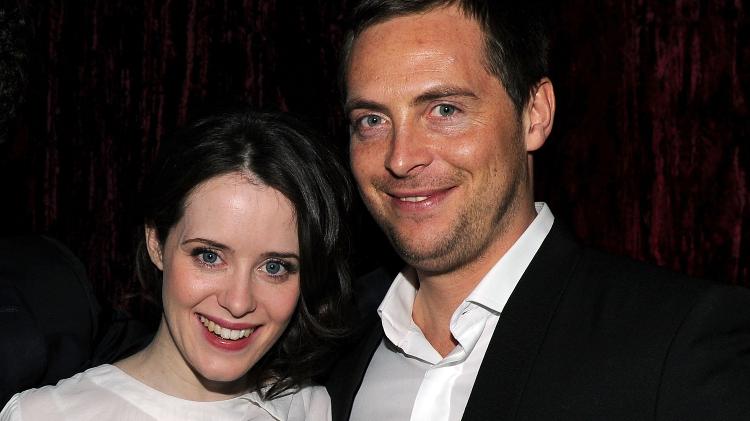 Claire Foy e o ex-marido, Stephen Campbell, durante evento em Nova York em 2011 - Getty Images - Getty Images