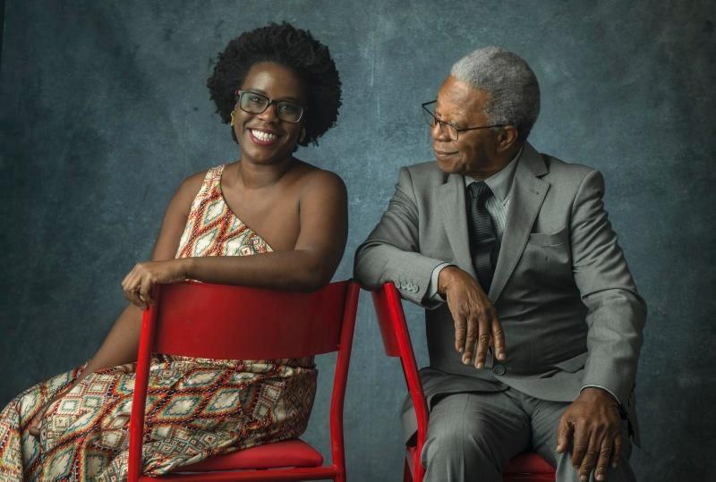 Maitê Lourenço será apadrinhada por Milton Gonçalves no "Caldeirão do Huck", onde será homenageada pela sua atuação nos temas raça e tecnologia - Raquel Cunha/Globo