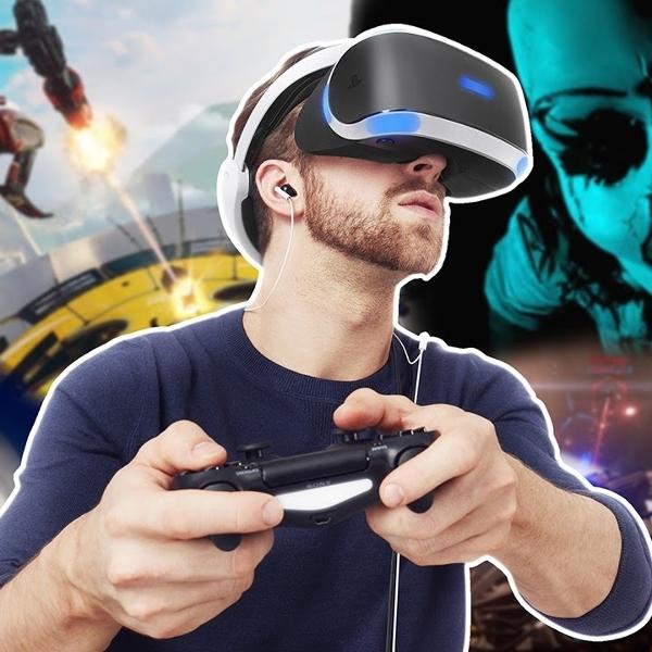 Dois homens jogando jogo de luta em óculos de realidade virtual