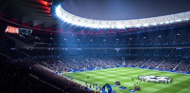 Estádio de Futebol - Reprodução - Reprodução