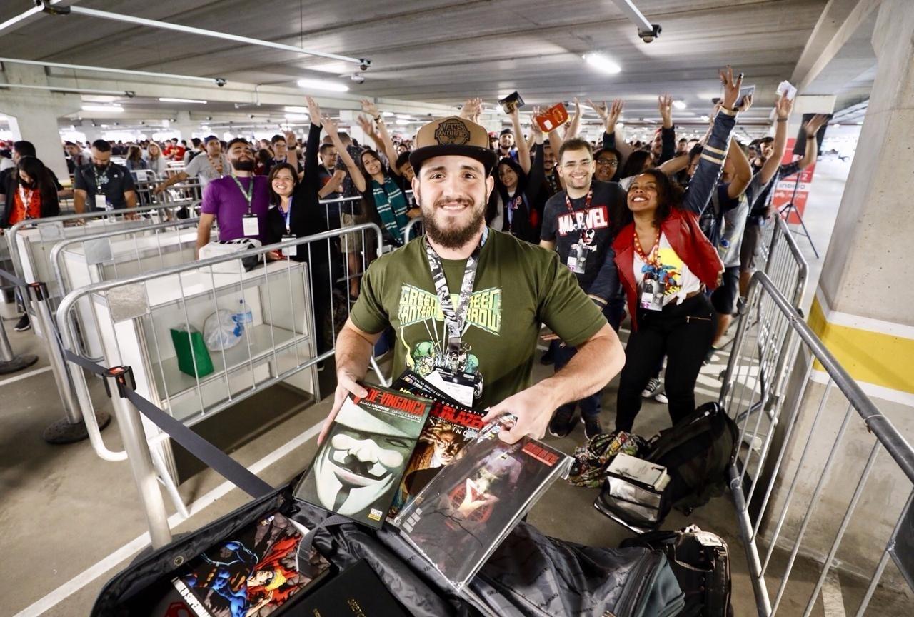 Victor Augusto Lazari foi o primeiro da fila da CCXP 2018 - Mariana Pekin/UOL