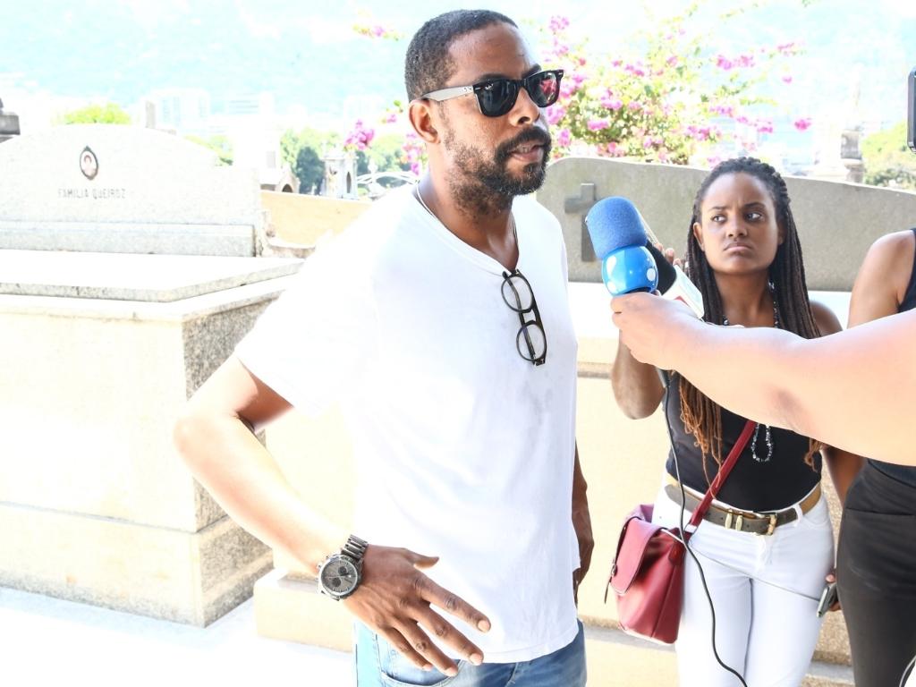 André Ramiro no Velório do Caio Junqueira - Wallace Barbosa/AgNews