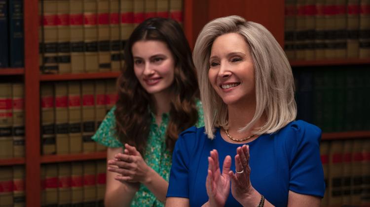 Lisa Kudrow na cena 'Força Espacial', Série Netflix - Comunicado de imprensa / Netflix - Comunicado de imprensa / Netflix