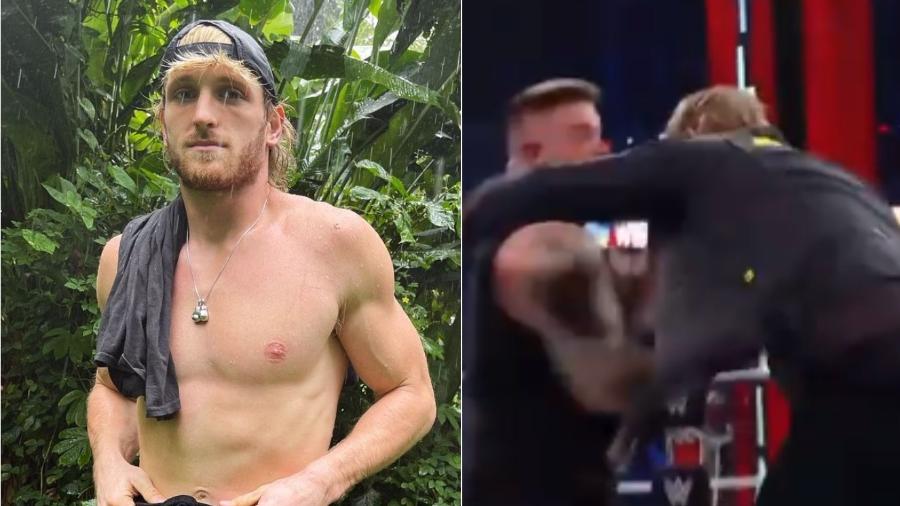 Logan Paul perde luta de wrestling em nocaute relâmpago - Reprodução/Instagram/WWE
