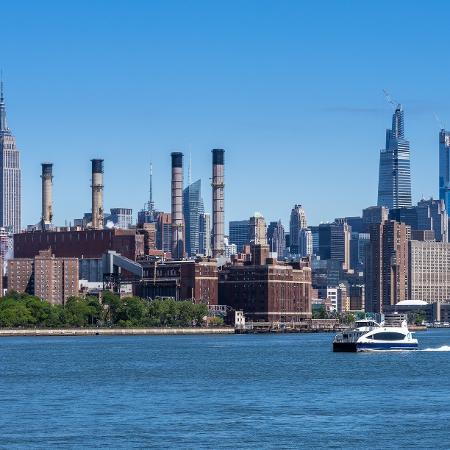 East River e Manhattan, em Nova York - Getty Images