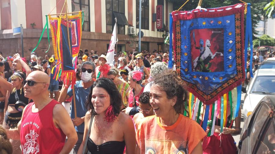 Procissão de São Jorge, no Rio, virou bloco de Carnaval - Luciana Cavalcante/UOL