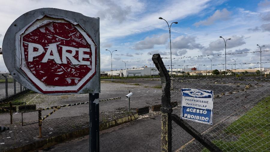 Em 11 de janeiro de 2021, a Ford anunciou o fechamento da planta mantida pela empresa na cidade de Camaçari (BA) - Rafael Martins/UOL