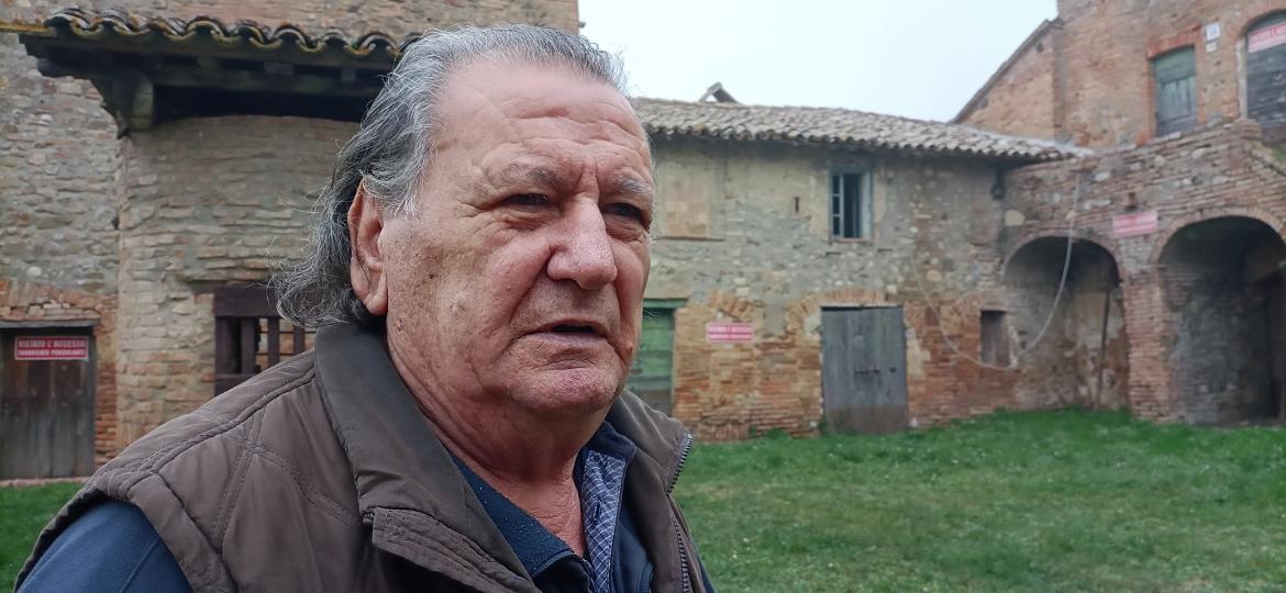 Marcello Marchini é um mecânico aposentado e vive sozinho em Salci, na Itália - Alfredo Santucci