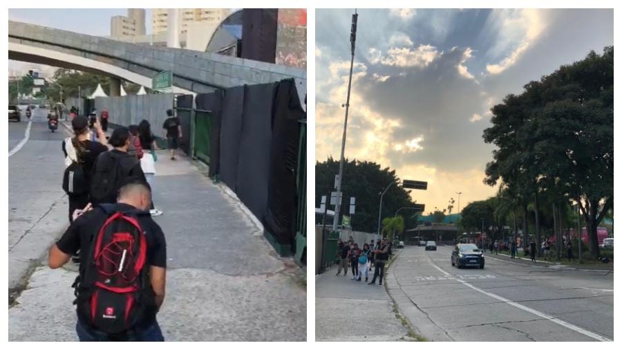 Público aproveita o Summer Breeze do lado de fora do Memorial da América Latina