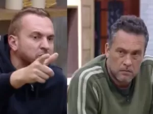 A Fazenda: Juninho e Zé Love discutem: 'Quer brigar dentro do grupo?'