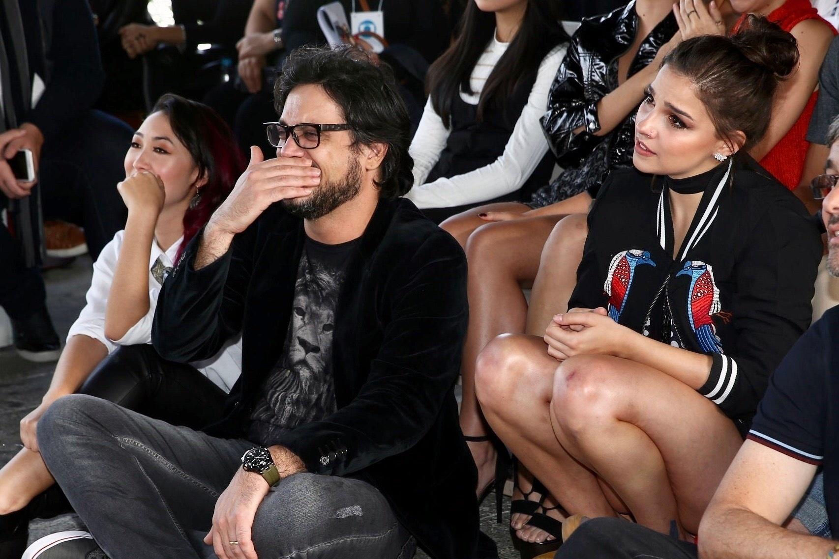 O ator Lúcio Mauro Filho se emociona com a apresentação do clipe da nova temporada de "Malhação", que estreia em maio - Manuela Scarpa/Brazil News