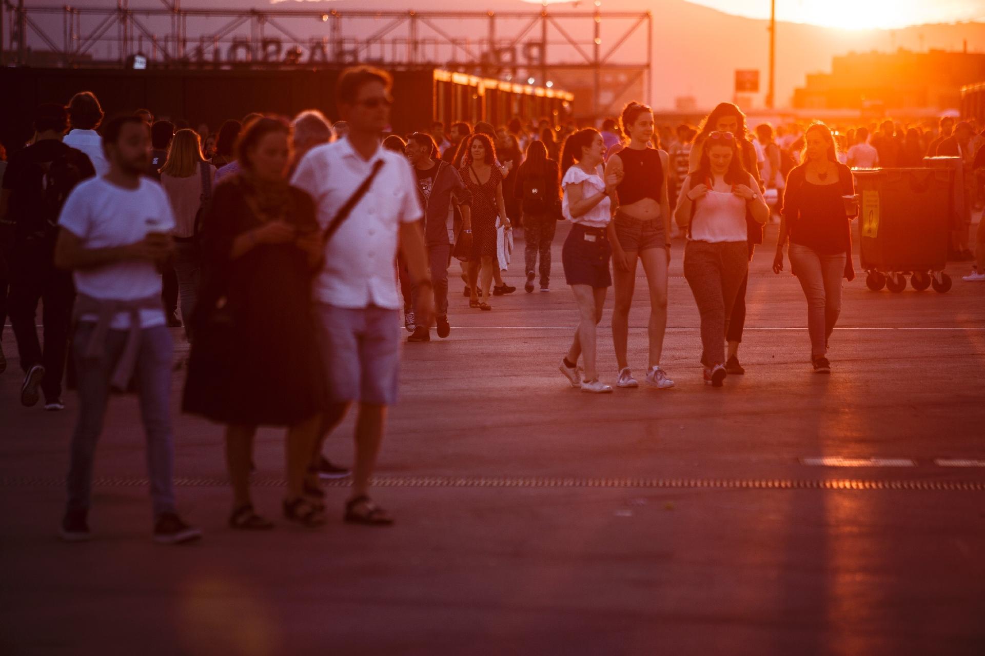 Público curte a sexta-feira, segundo dia do festival Primavera Sound, em Barcelona, na Espanha - Divulgação/Red Bull Content Pool