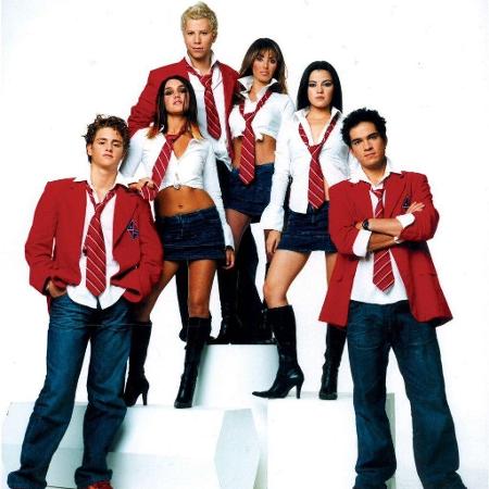 Os protagonistas da novela "Rebelde", que formaram o grupo RBD - Reprodução/Televisa