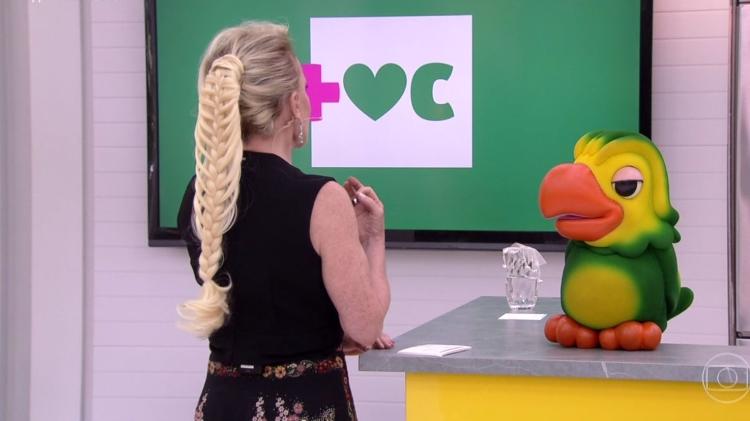 Ana Maria mostra trança no "Mais Você" - Reprodução/Globo - Reprodução/Globo