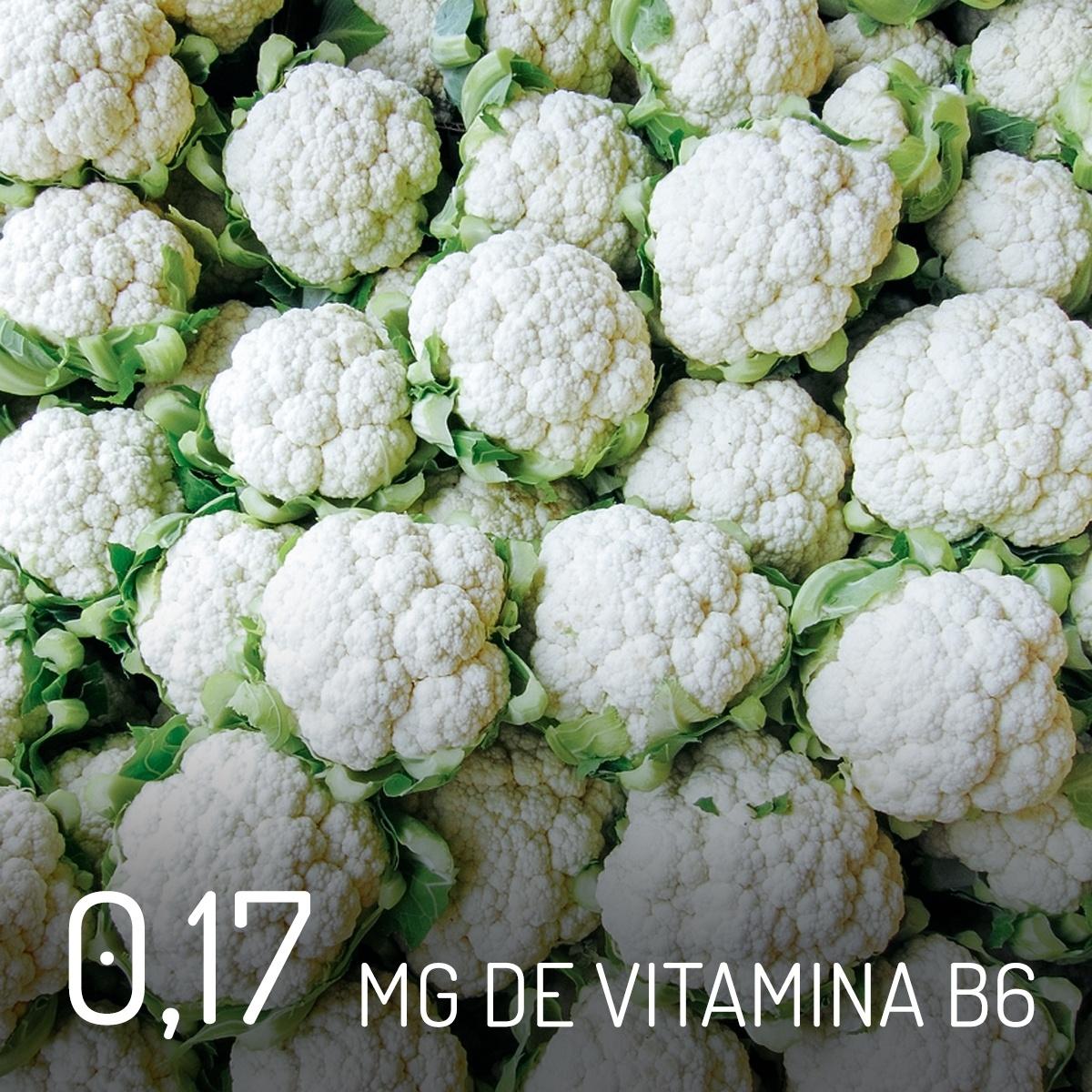 Couve-flor vitamina B6 - iStock / Arte UOL