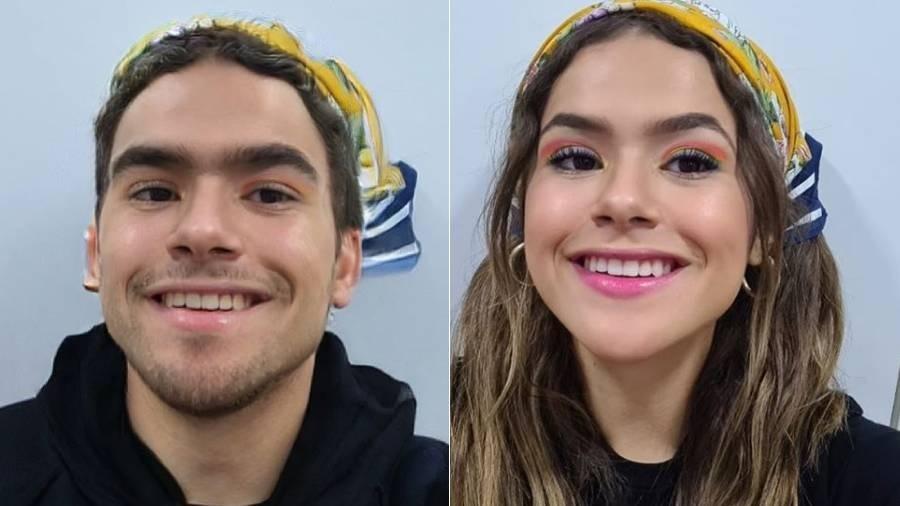 Famosos como a Maísa entraram na onda de trocar de gênero com filtro do FaceApp - Reprodução/Instagram