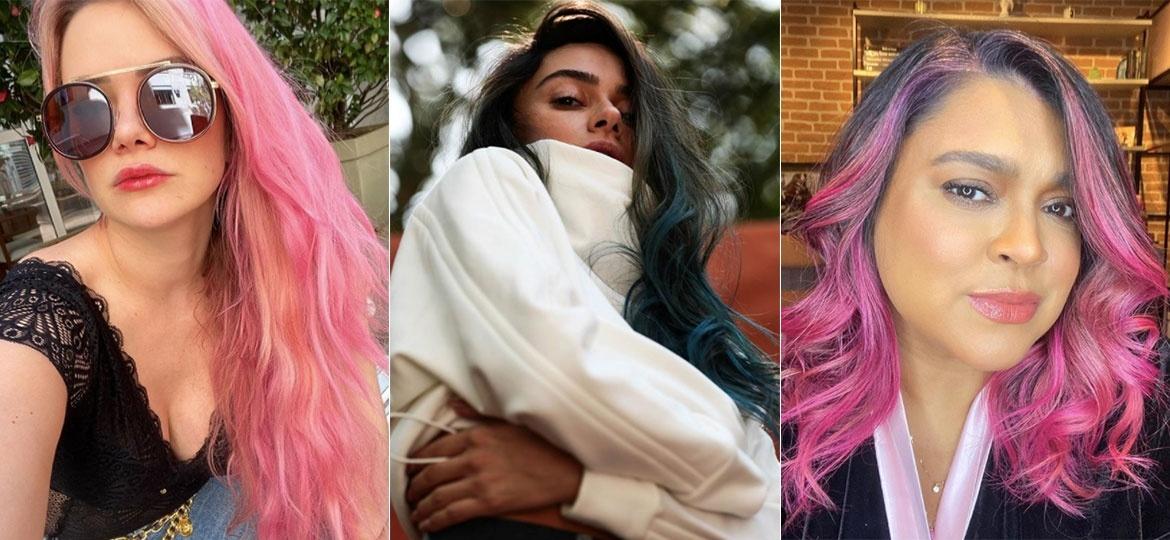 Marcela McGowan, Thaila Ayala e Preta Gil foram algumas das famosas que apostaram nas cores - Reprodução/Instagram