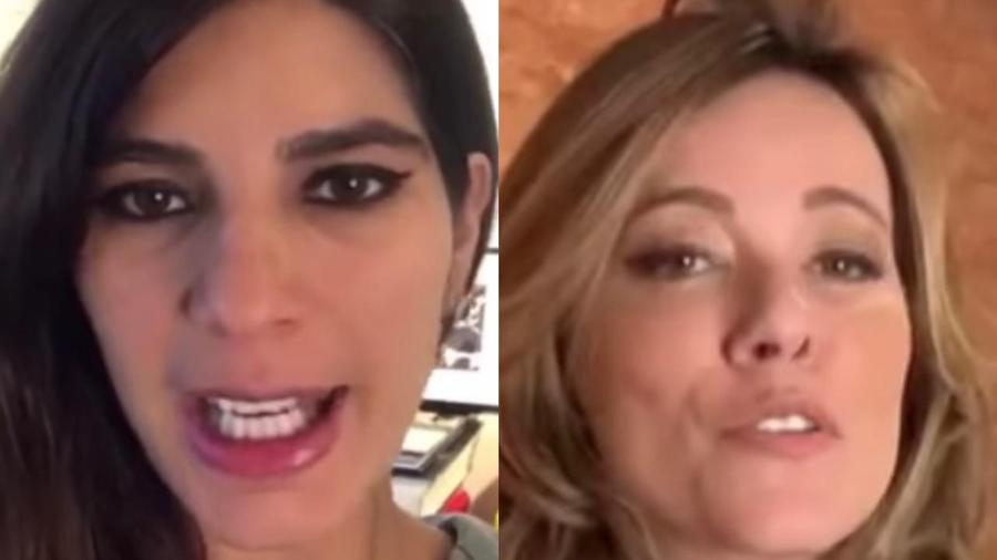 Jornalistas fazem live no Instagram - Reprodução/Instagram