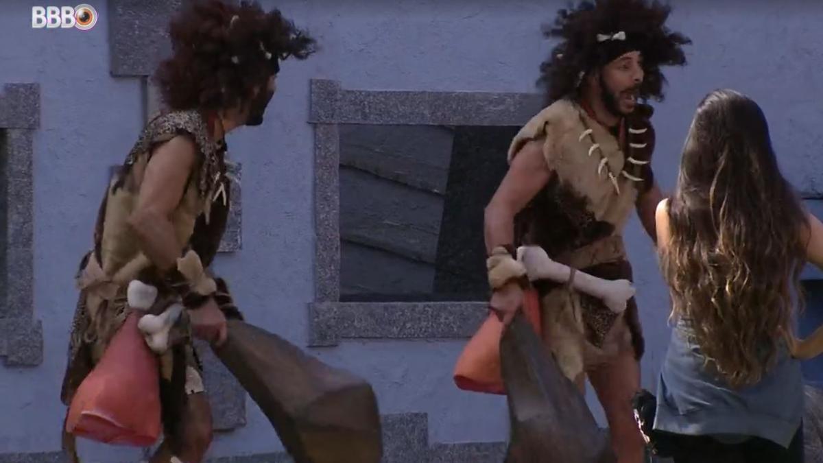 BBB 21: Caio e Rodolffo cumprem castigo do monstro - Reprodução/ Globoplay