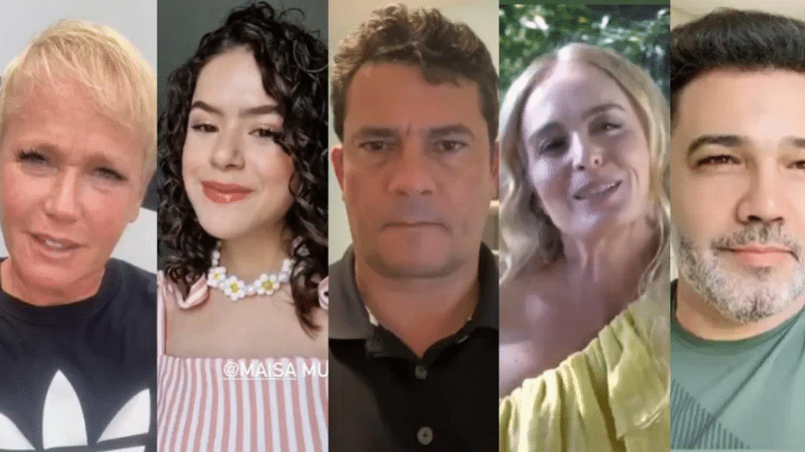 Xuxa, Maisa, Sérgio Moro, Angélica e Marco Feliciano foram algumas da celebridades que participaram da gincana da FGV - Reprodução / Instagram @marianaparik