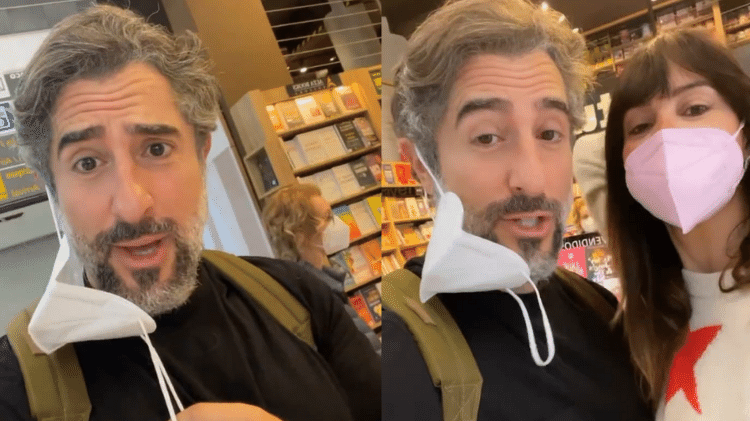 Marcos Mion fez questão de levar a mulher, Suzana Gullo, em sua primeira ida aos Estúdios Globo - Reprodução/Instagram - Reprodução/Instagram