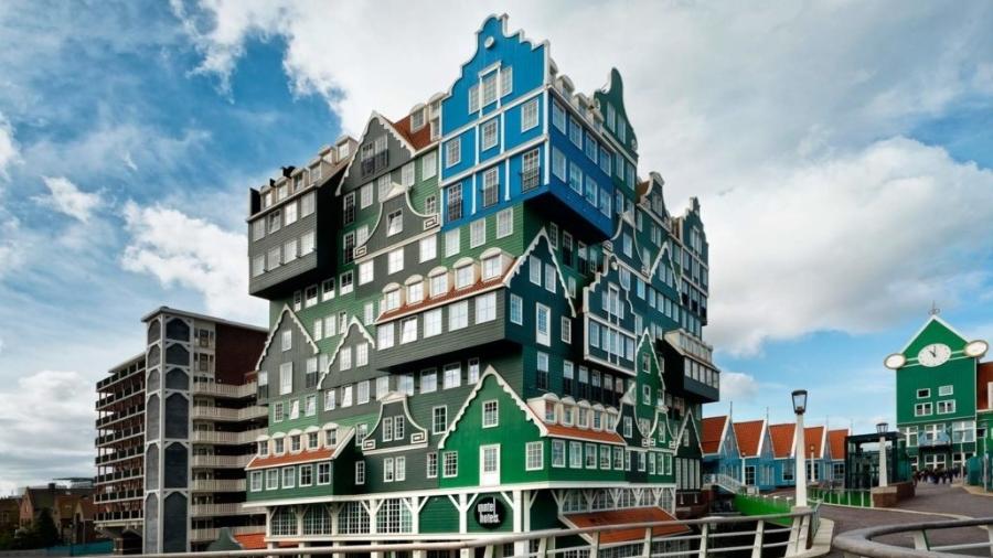 Inntel Amsterdam Zaandam, o "hotel de Lego" perto de Amsterdã, na Holanda - Divulgação