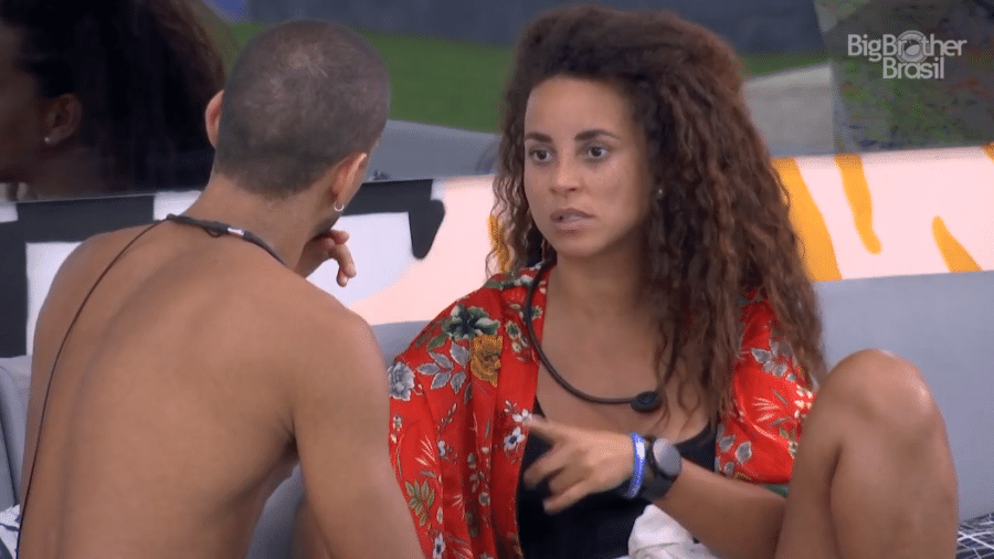 BBB 23: Domitila diz que vai pedir desculpas para Sarah após passar informação pra MC Guimê - Reprodução/Globoplay