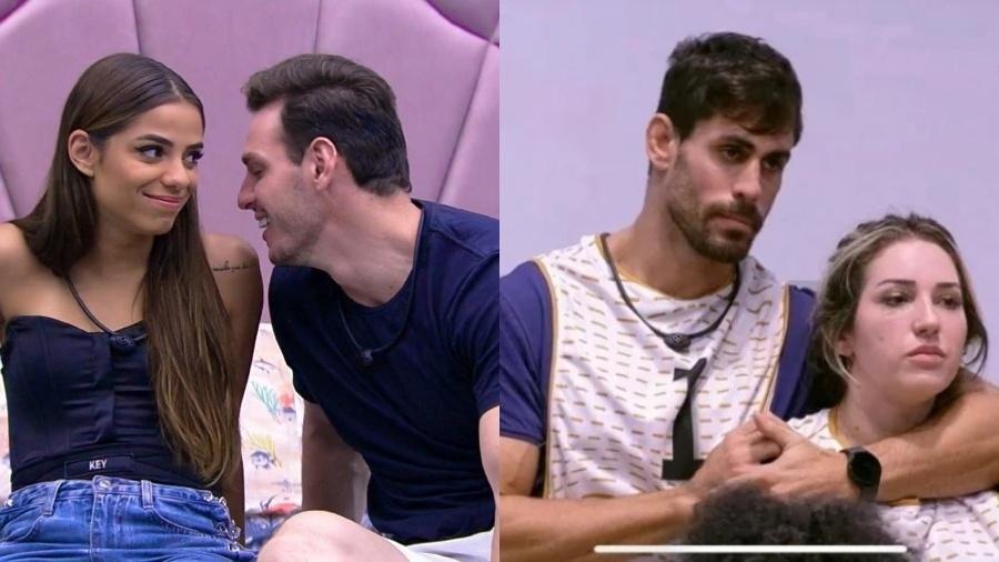 BBB 23: Key, Gustavo, Amanda e Sapato continuam como duplas no programa - Reprodução/Globoplay