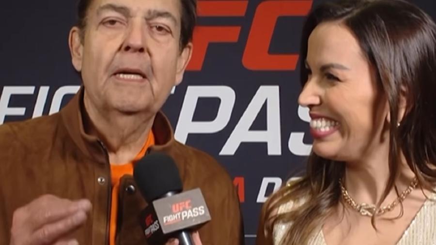 Faustão comenta sobre sua aposentadoria em entrevista no UFC Vegas 77 - Reprodução/Facebook
