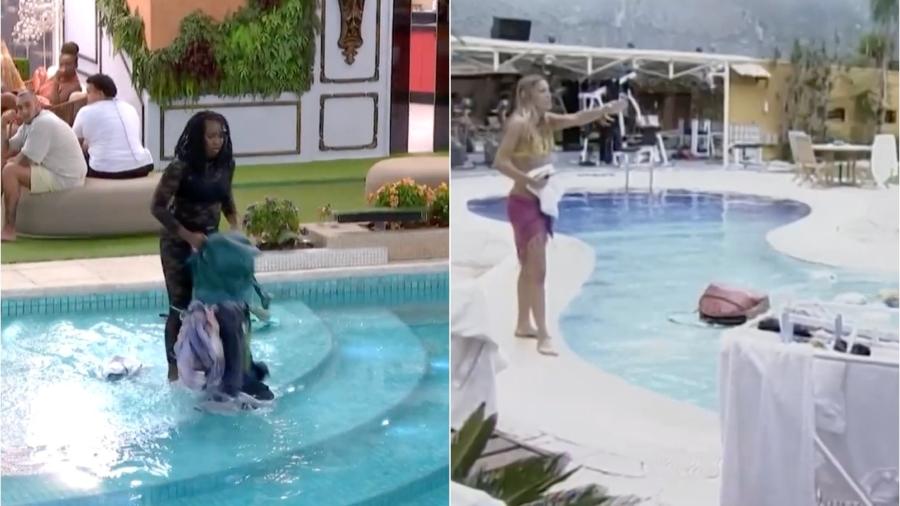 BBB 24: Leidy Elin se inspirou em treta de Tina, do BBB 2, ao jogar roupas na piscina