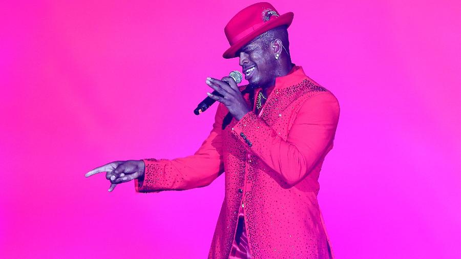 22.set.2024 -Ne-Yo se apresenta no palco Mundo na última noite de Rock in Rio - Meier/Getty Images