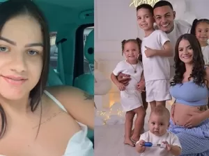 Influenciadora revela gravidez do 4º filho mesmo com DIU: 'Nem eu acredito'