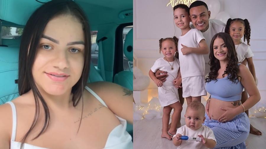 Debora Paixão contou que está grávida do 4º filho apesar de usar DIU - Reprodução/Instagram