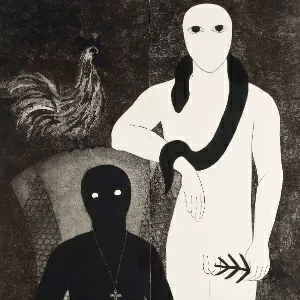 Obra "La Familia" (1991), de Belkis Ayón - Peter Schälchli/Divulgação - Peter Schälchli/Divulgação