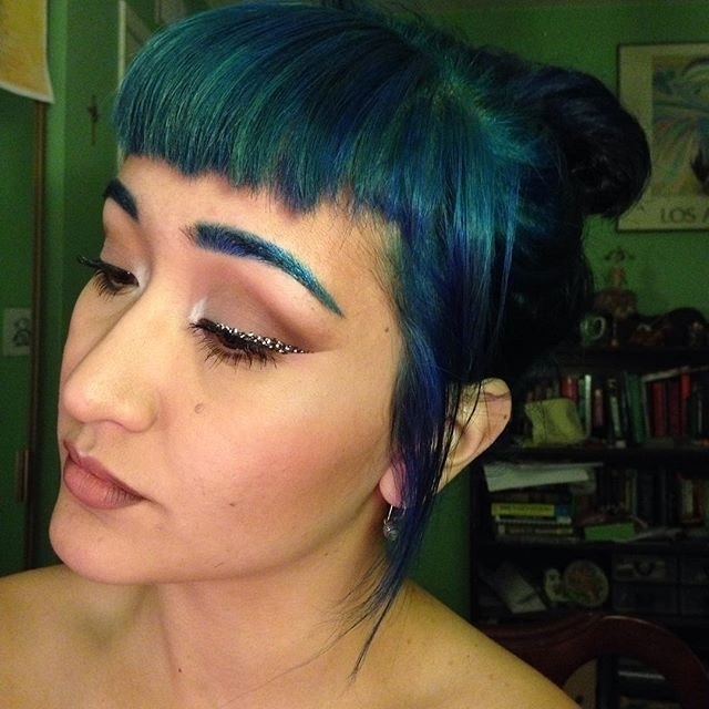 Sobrancelha Colorida - Reprodução/Instagram/made_upp