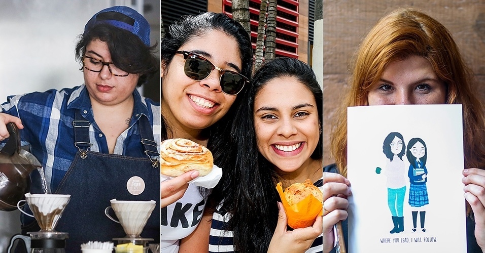 29.out.2016 - Fãs de "Gilmore Girls" participam de evento em homenagem à série em padaria de São Paulo - Ricardo Matsukawa/UOL