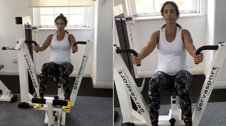 Ivete Sangalo malhando - Reprodução/Instagram - Reprodução/Instagram