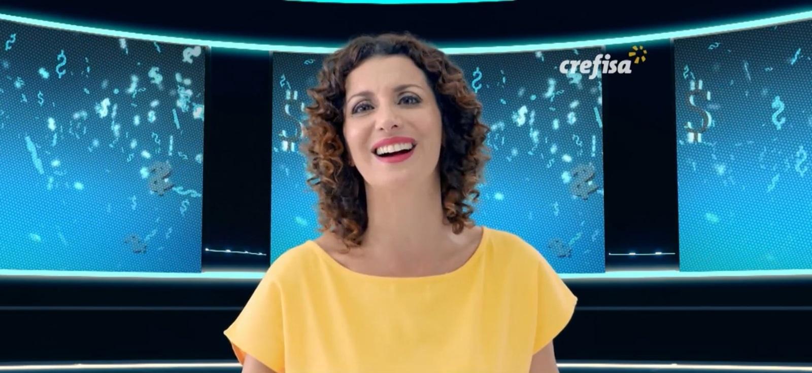 A empresa de crédito pessoal Crefisa patrocina dezenas de programas da Globo, como "Encontro com Fátima Bernardes", "Jornal Nacional" e "Globo Repórter". E em todos eles aparece a garota-propaganda Luah Galvão. Mas não pense em pedir dinheiro emprestado para ela. Luah é atriz, apresentadora, palestrante e mestre de cerimônias. - Reprodução/YouTube