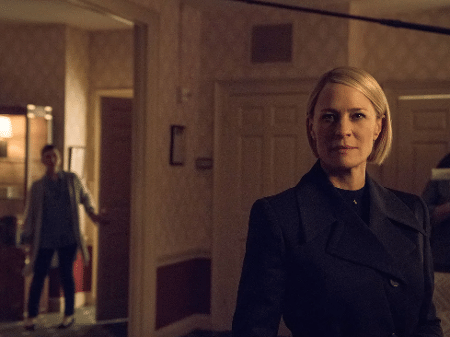Novas imagens de "House of Cards" mostram Claire no Salão Oval - Divulgação/Netflix