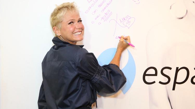 Xuxa conversou com a imprensa para divulgar o apoio de sua clínica de depilação a atletlas do Brasil - Manuela Scarpa/Brazil News - Manuela Scarpa/Brazil News