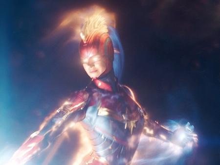 Brie Larson como a Capitã Marvel - Reprodução